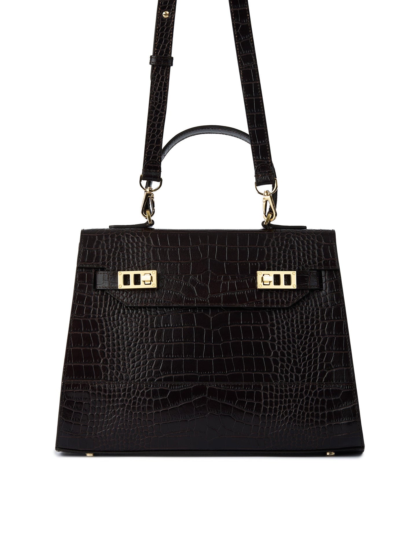 Kim Croco 14" - Mahogany Brown