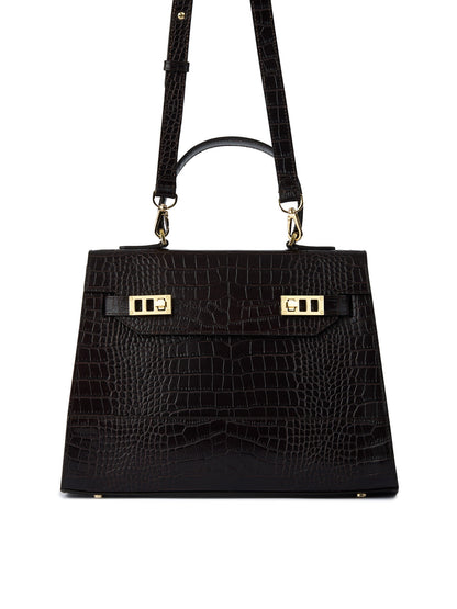 Kim Croco 14" - Mahogany Brown