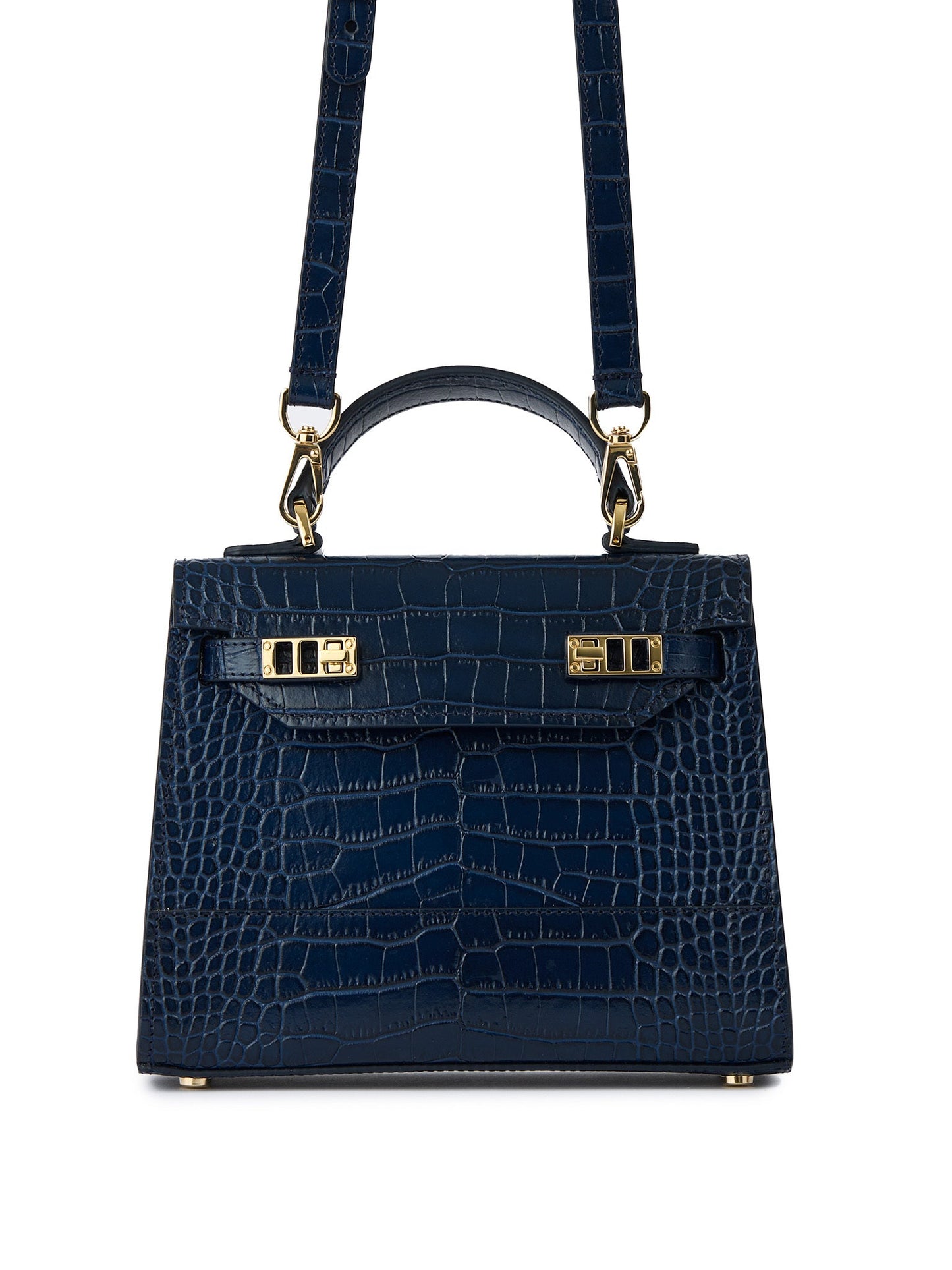 Kim Croco 9" - Blue Jeans
