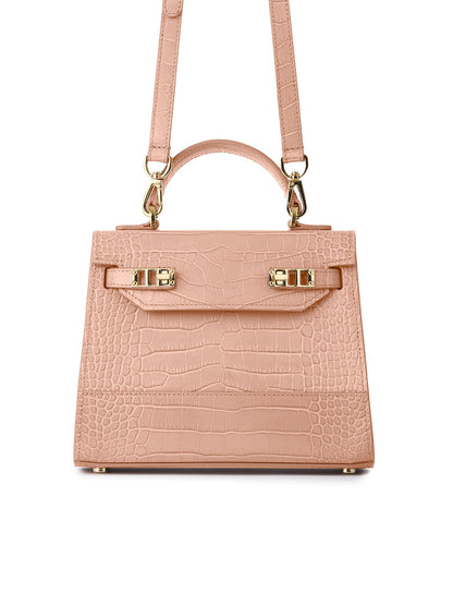 Kim Croco 9" - Nude Pink
