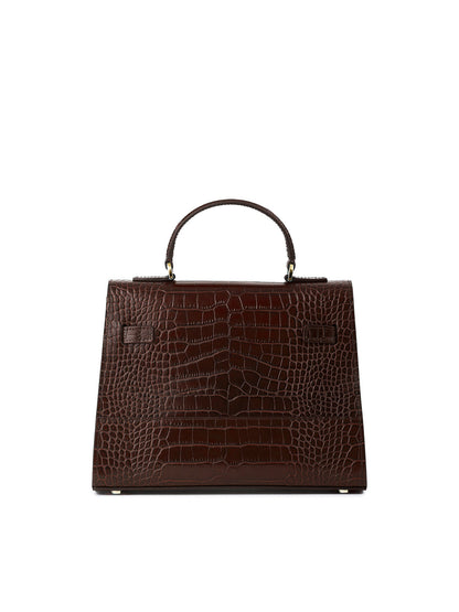 Kim Croco 11" - Dark Brown