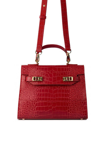 Kim Croco 11" - Dark Red