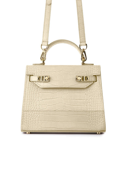 Kim Croco 9" - Cream