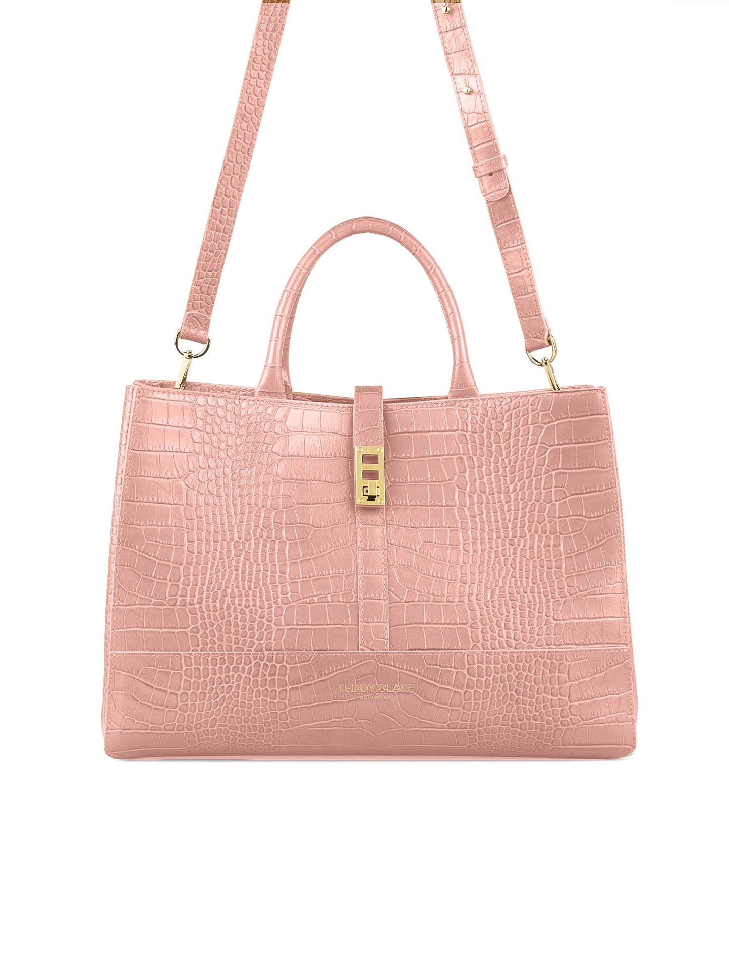Lola Croco 15" - Nude Pink