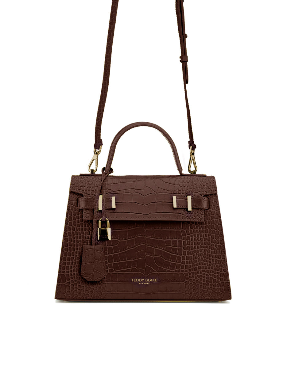 Ava Croco  11" - Dark Brown