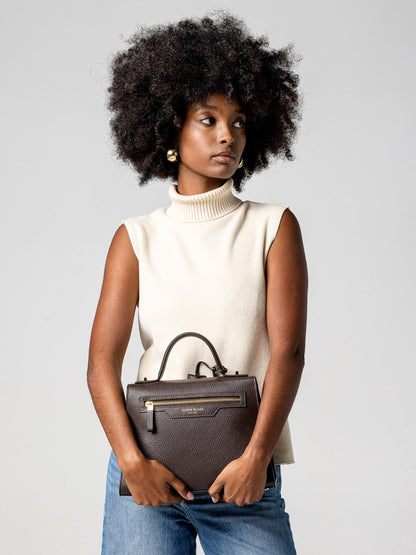 Ava  11" - Dark Brown