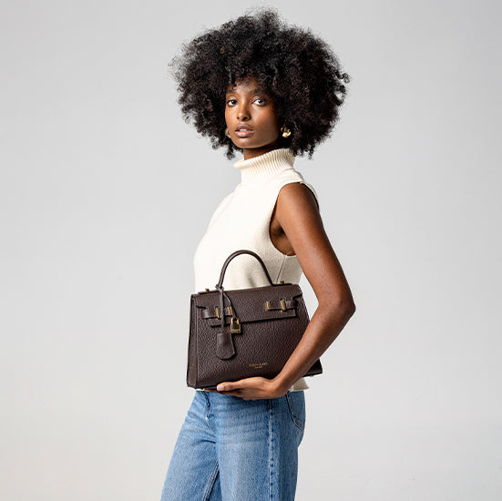 Ava  11" - Dark Brown