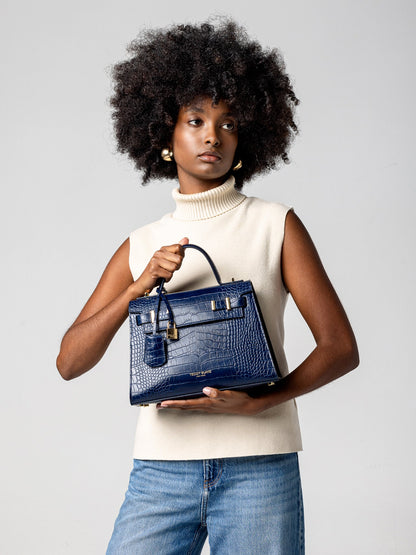 Ava Croco  11" - Blue Jeans