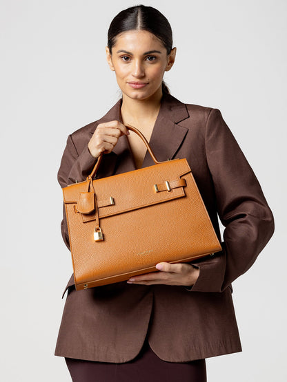 Ava  14" - Camel Brown