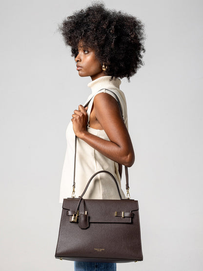 Ava  14" - Dark Brown
