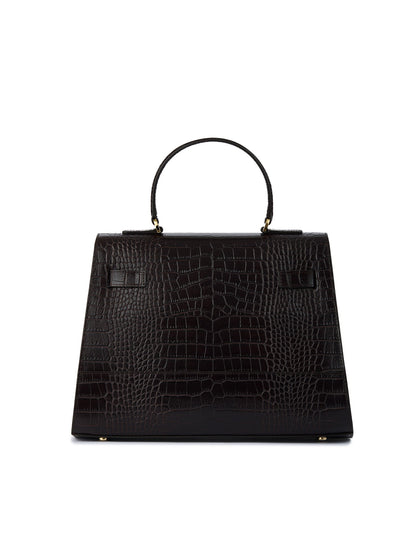 Kim Croco 14" - Mahogany Brown