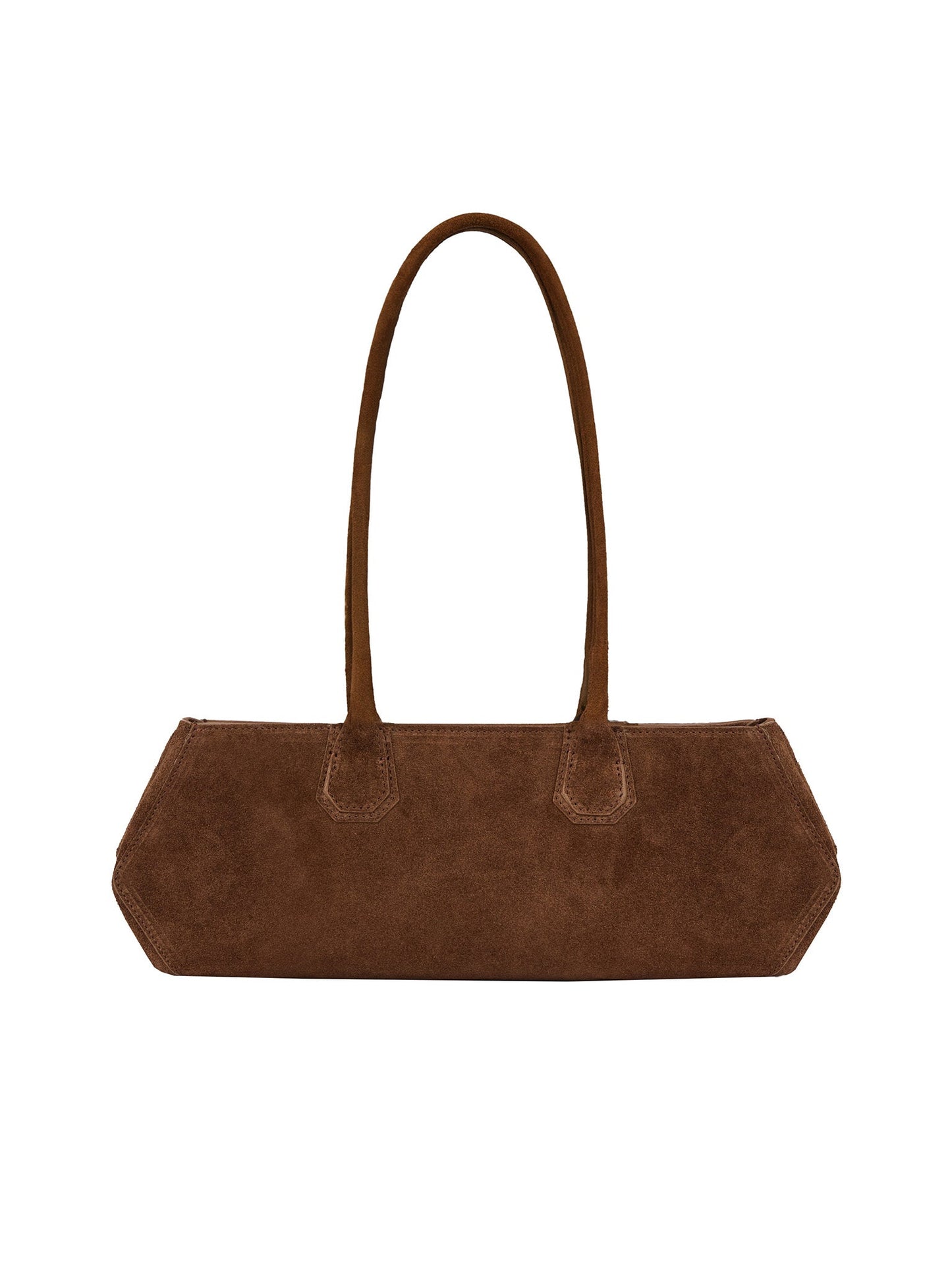 Vera Suede Elongated - Brown