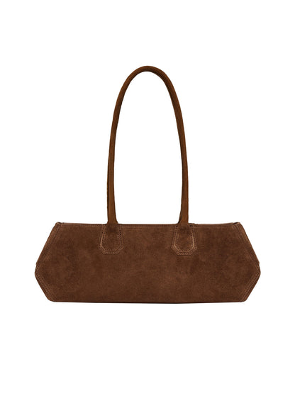 Vera Suede Elongated - Brown