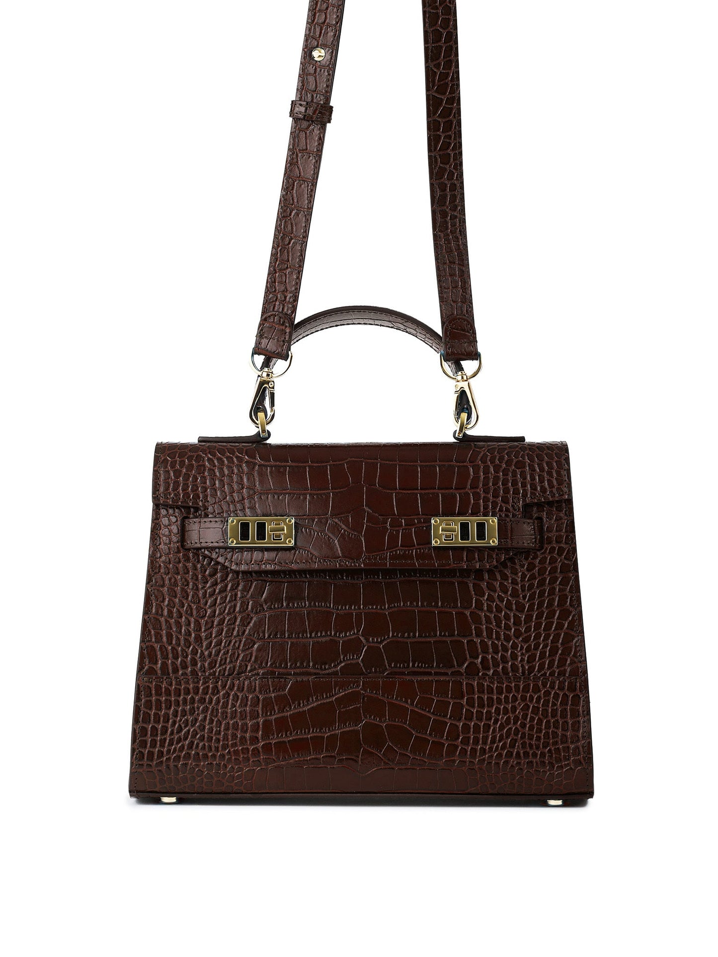 Kim Croco 11" - Dark Brown
