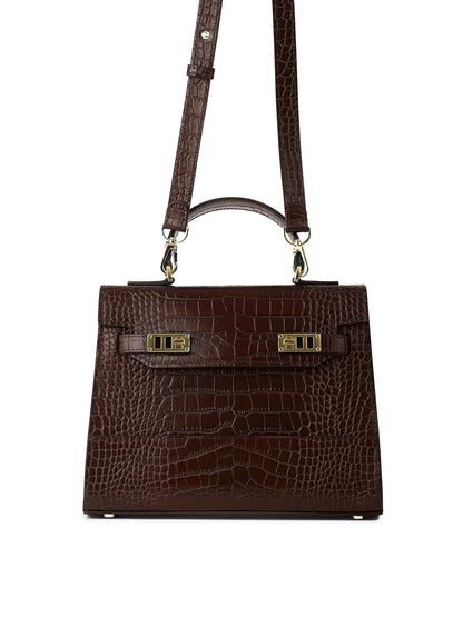 Kim Croco 11" - Dark Brown