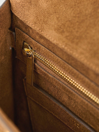 Ava Suede 11" - Light Camel