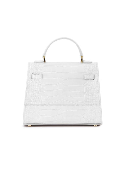 Kim Croco 9" - White