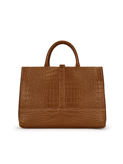 Lola Croco 12" - Camel Brown