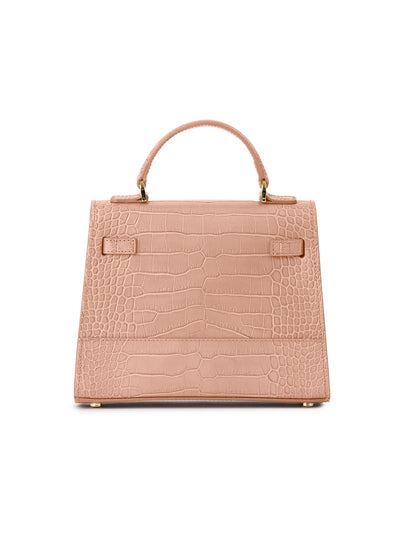 Kim Croco 9" - Nude Pink