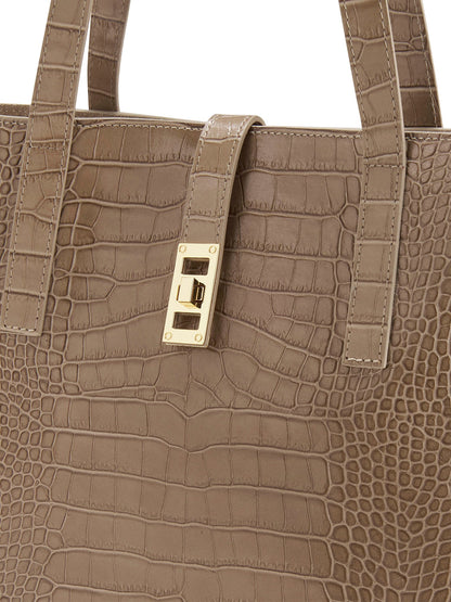 Nina Croco 12" - Light Beige