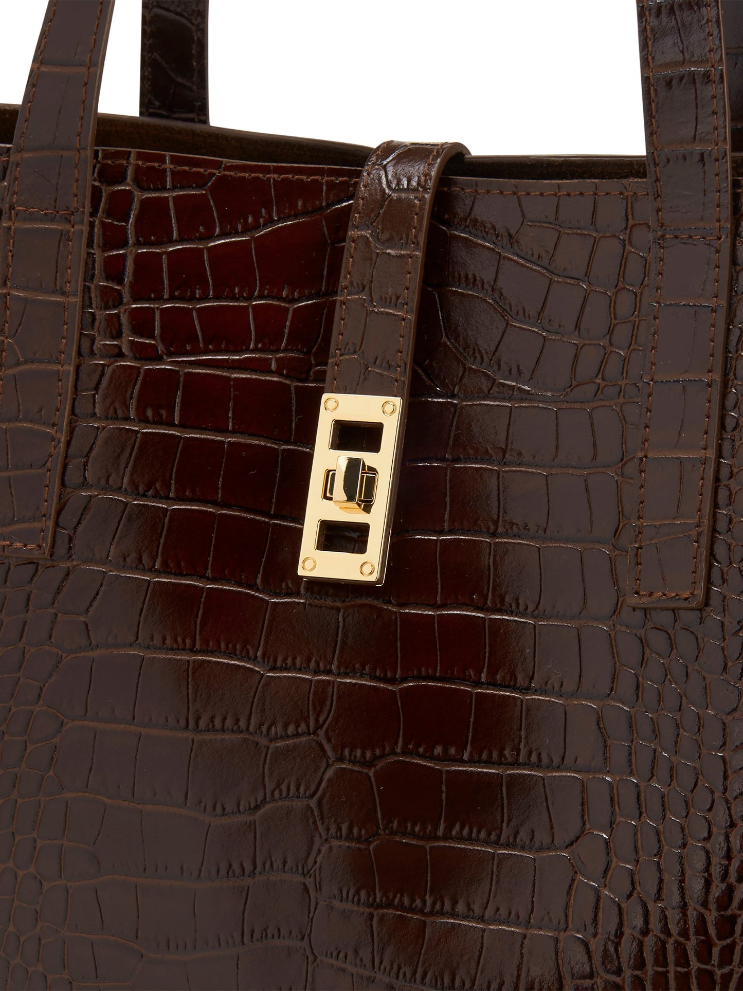 Nina Croco 12" - Dark Brown