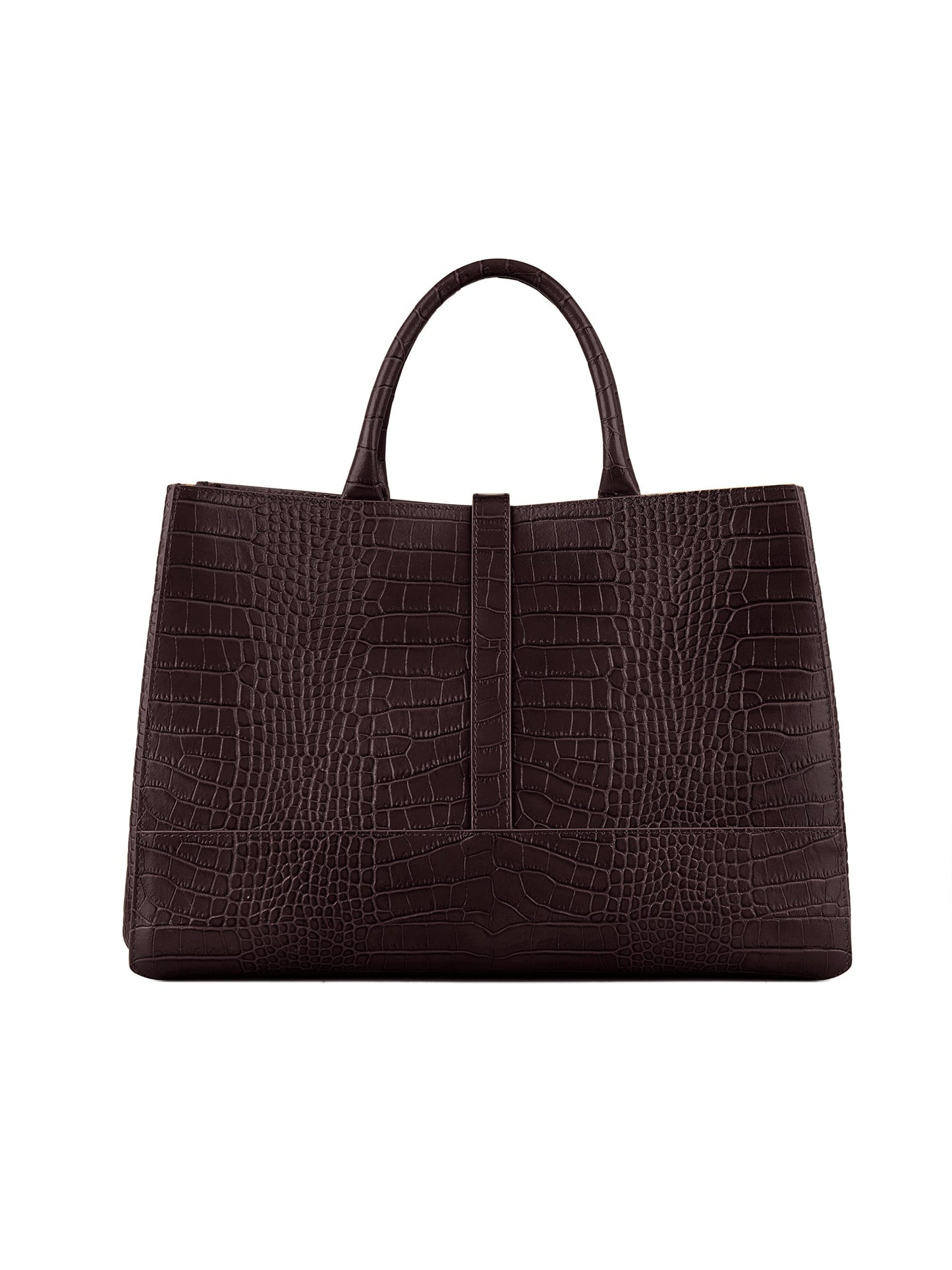 Lola Croco 15" - Mahogany Brown
