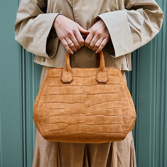 Vera Suede 14" - Light Camel