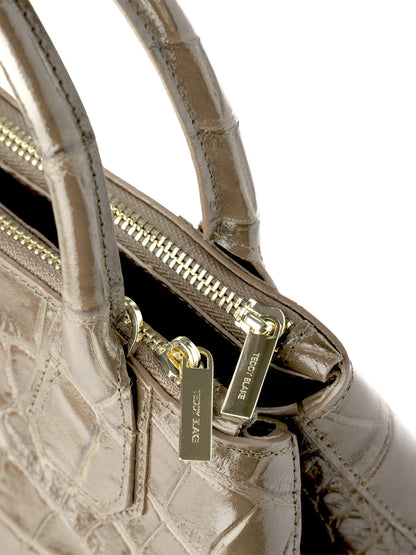 Vera Croco 14" - Light Beige
