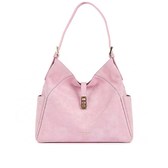 Amelia Suede 15" - Nude Pink