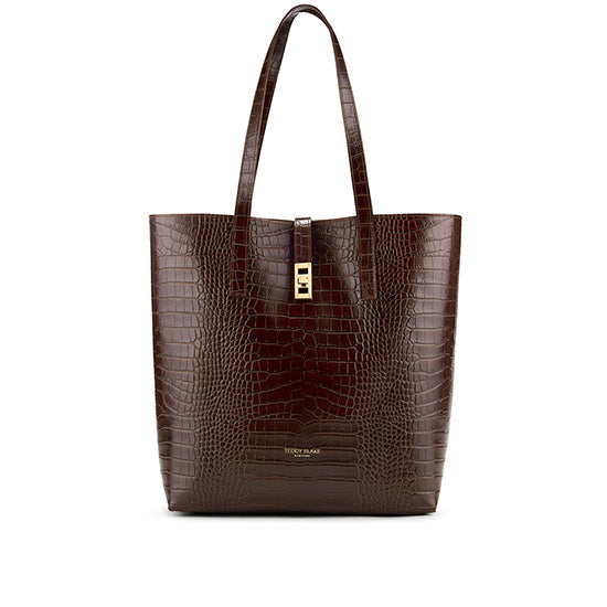 Nina Croco 12" - Dark Brown