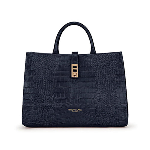 Lola Croco 12" - Blue Jeans