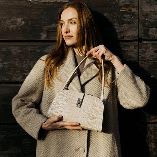 Dana Croco 11" - Cream