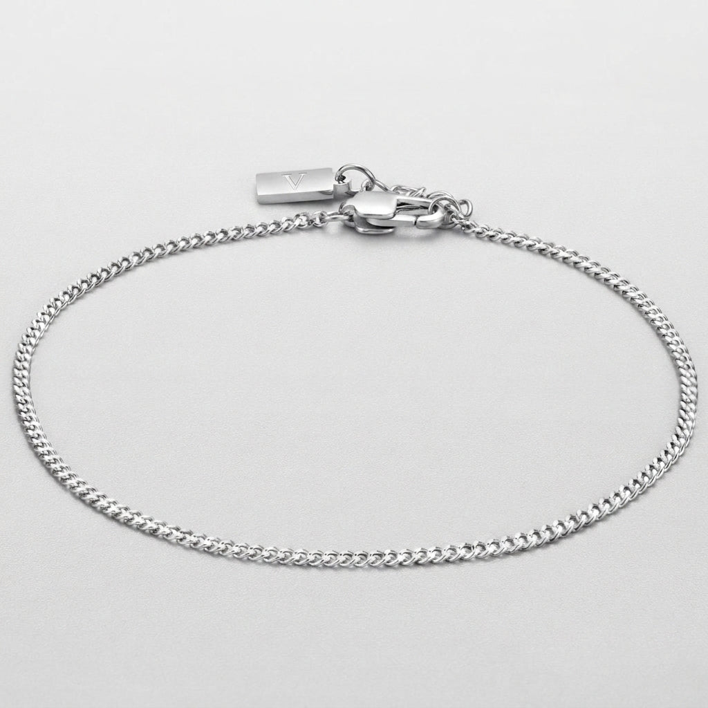 Minimal Curb Bracelet