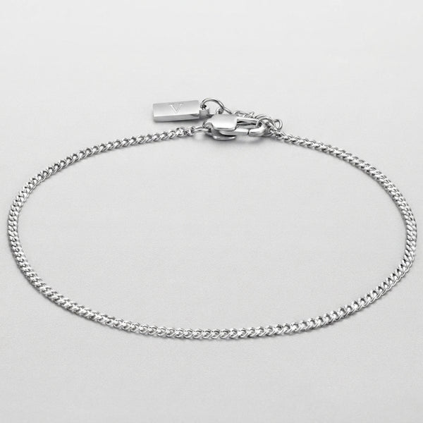 Minimal Curb Bracelet