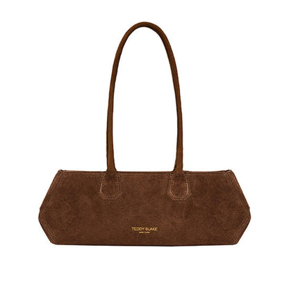 Vera Suede Elongated - Brown
