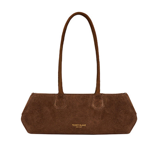 Vera Suede Elongated - Brown