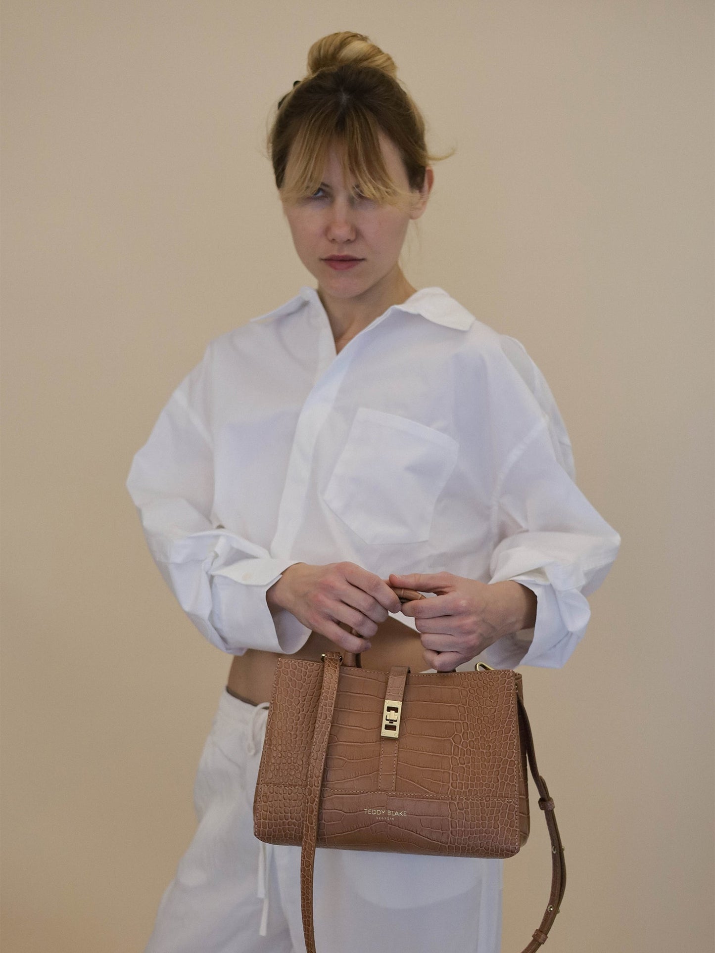 Lola Croco 10" - Dark Blush