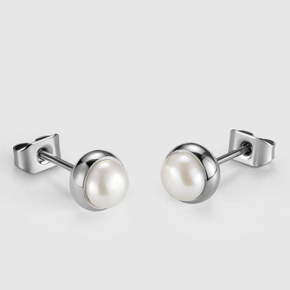 Classic Pearl Studs