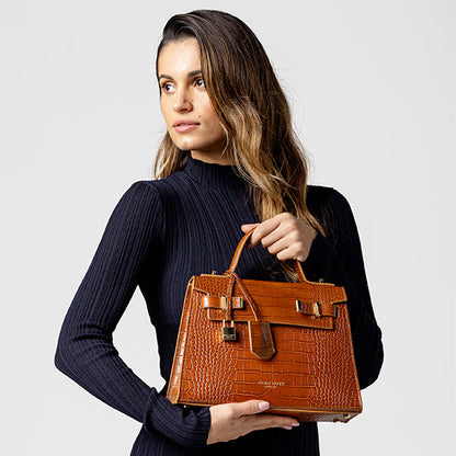 Ava Croco  11" - Camel Brown