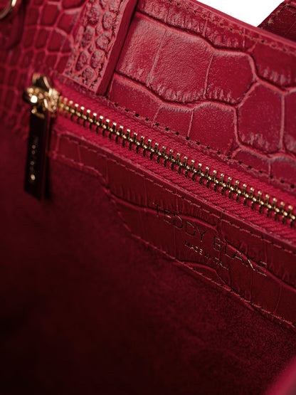Lola Croco 10" - Dark Red