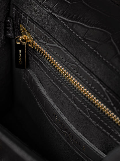 Ava Croco  9" - Black