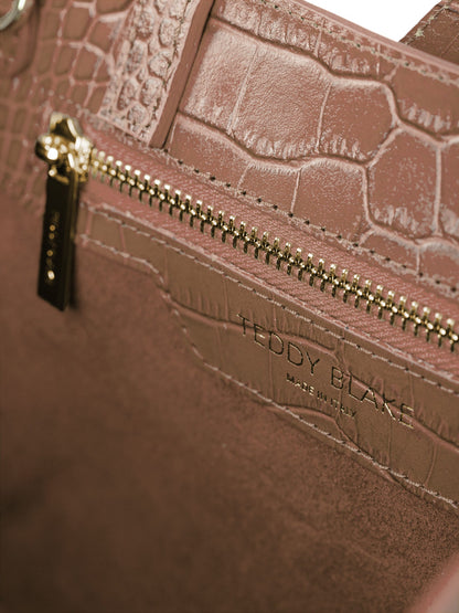 Lola Croco 10" - Dark Blush