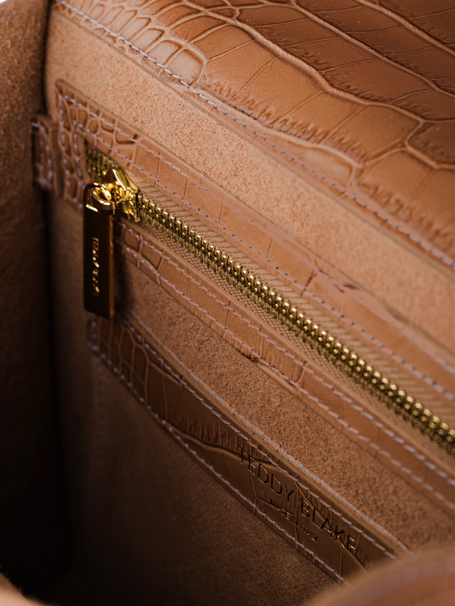 Ava Croco  11" - Camel Brown