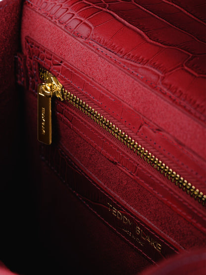 Ava Croco  11" - Dark Red