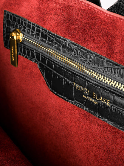 Nina Croco 12" - Black&Red