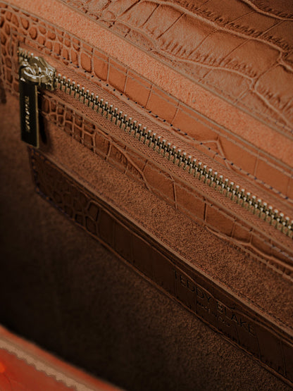 Ava Croco  14" - Camel Brown