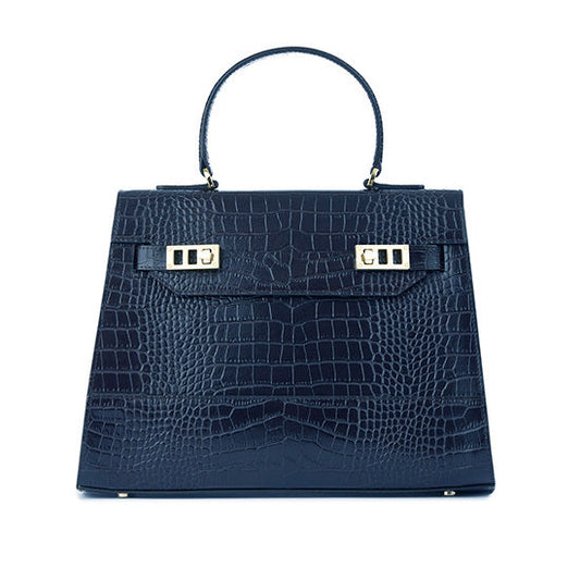 Kim Croco 14" - Blue Jeans