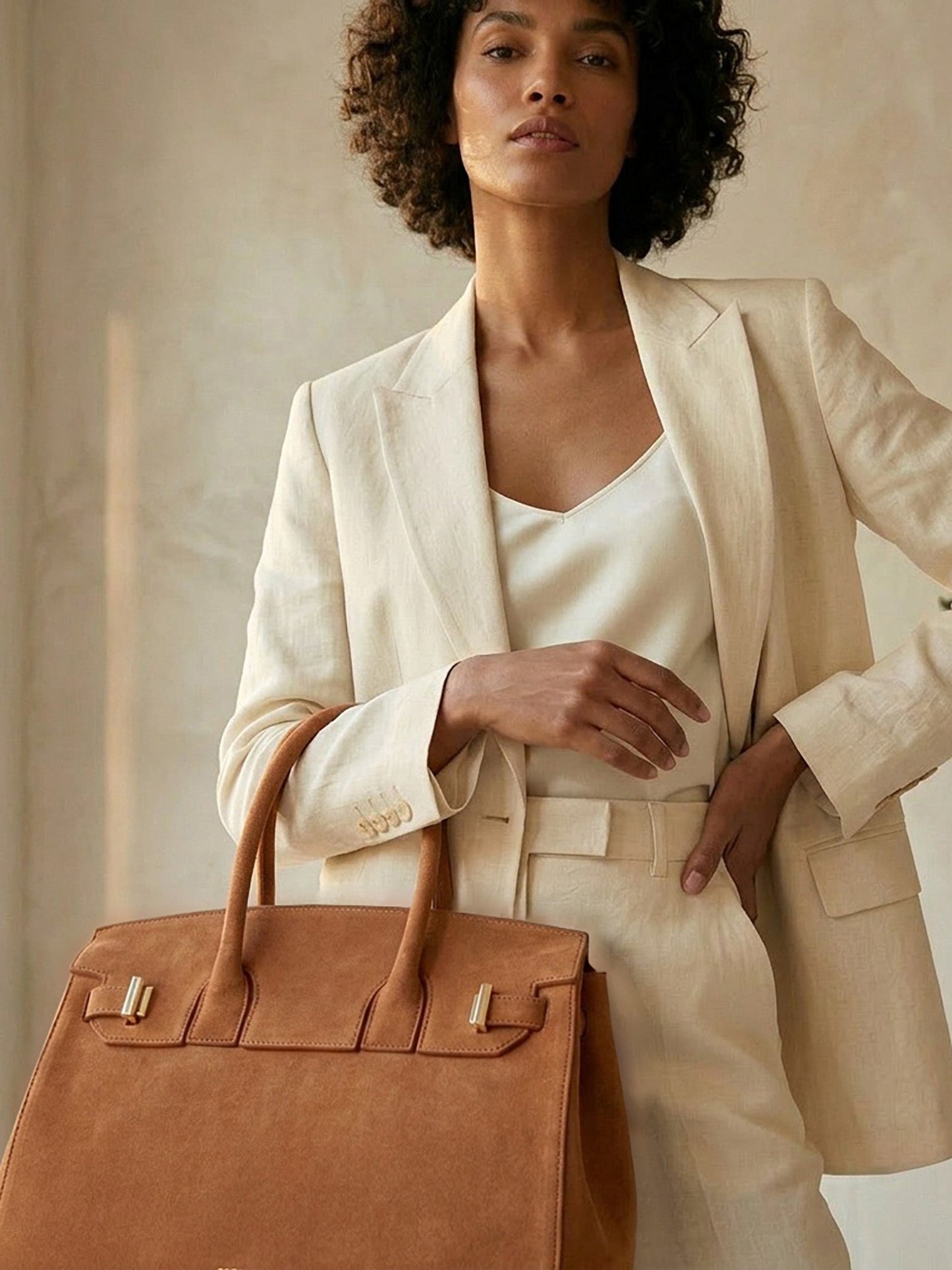 Gigi Suede  13" - Camel