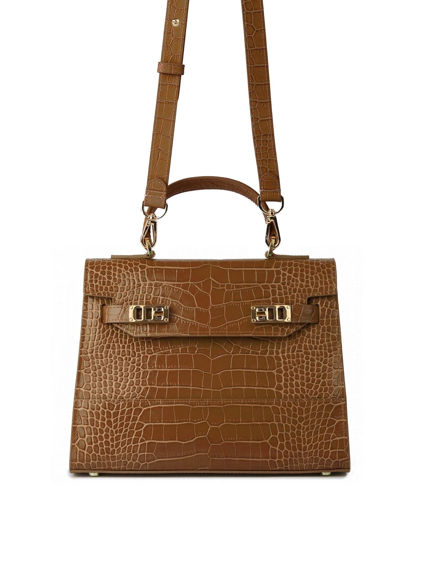 Kim Croco 11" - Camel Brown