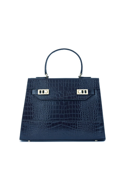 Kim Croco 14" - Blue Jeans